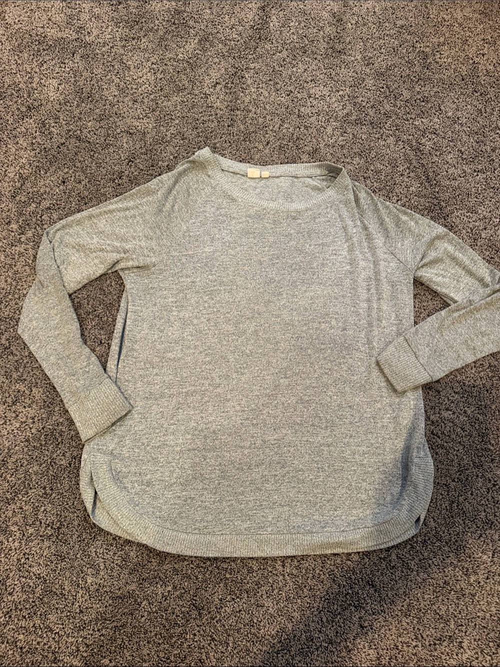 GAP Heather Gray Knit Pullover Sweater